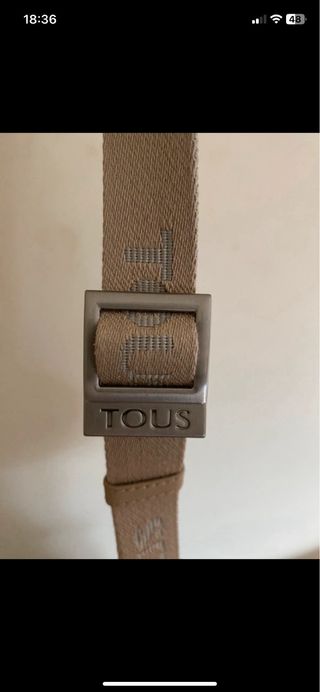 Bolso Tous beige y gris