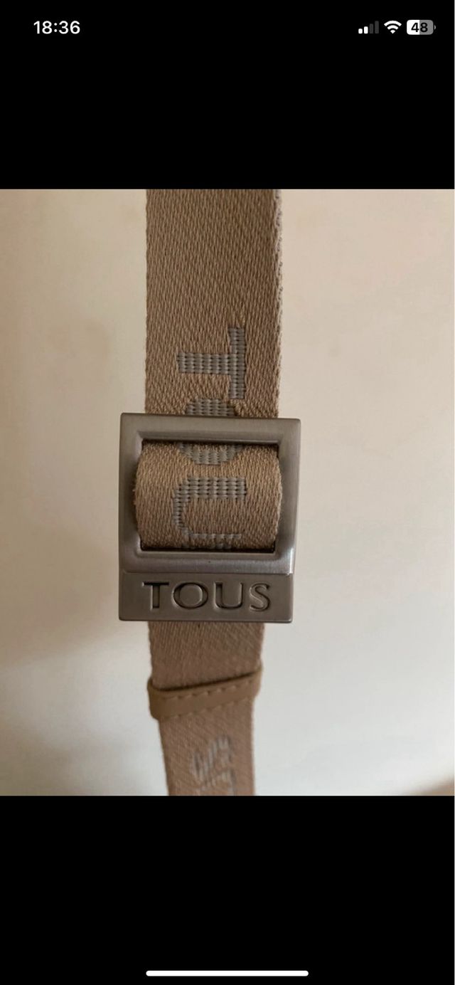 Bolso Tous beige y gris