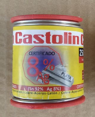 Fio de Solda Castolin 250g - 2mm