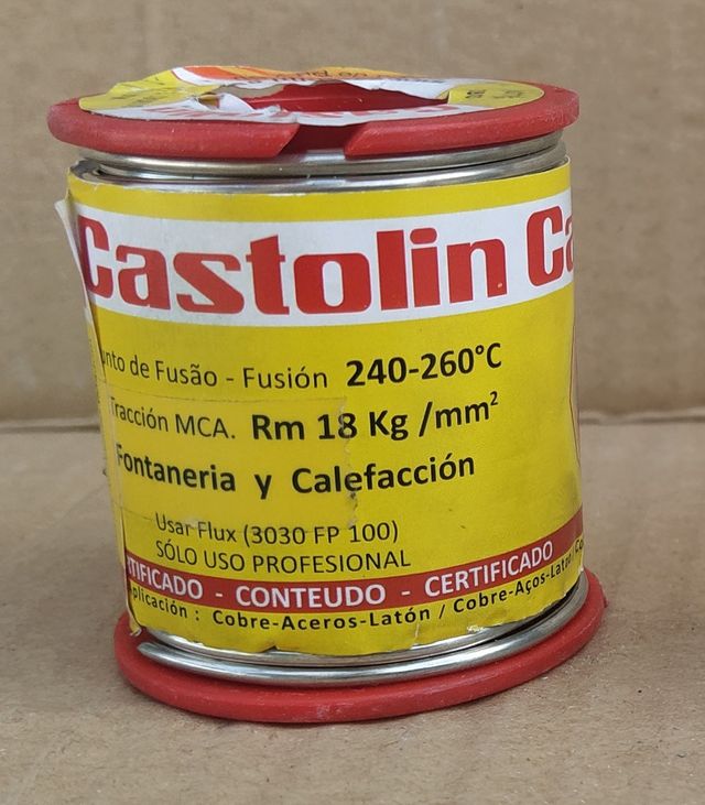 Fio de Solda Castolin 250g - 2mm