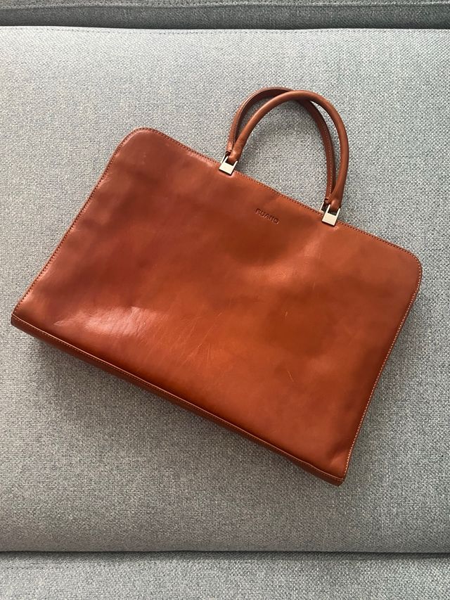 Maletín piel Ruano marrón