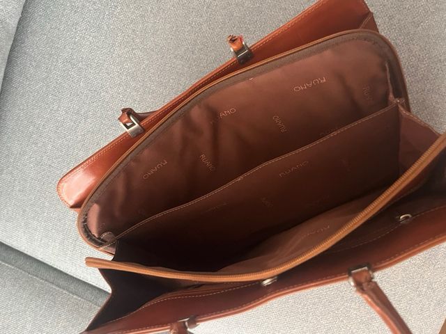 Maletín piel Ruano marrón