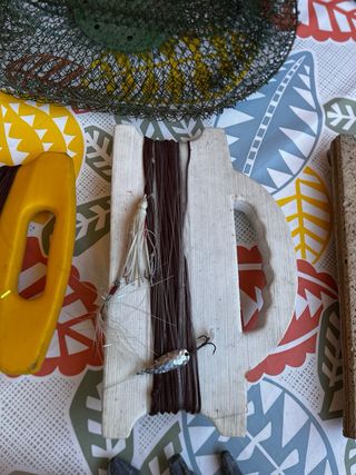 Pack Pesca: Tablas Sedal Carrete Plomos Señuelos