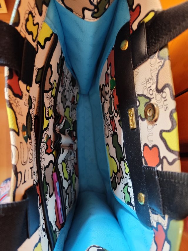 Bolso y cartera multicolor