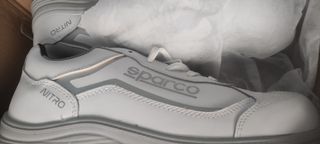 Zapatos Sparco Nitro Blancos - Talla 44