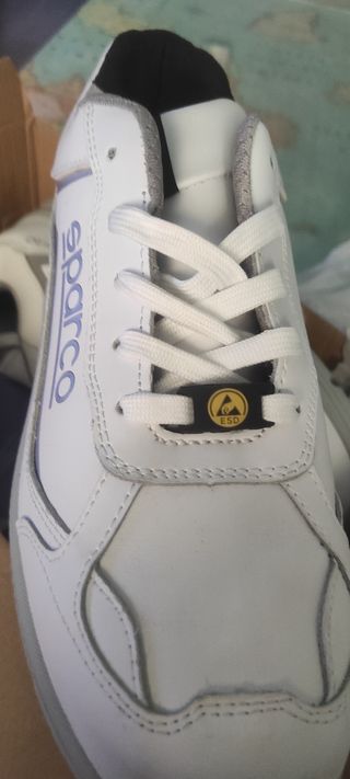 Zapatos Sparco Nitro Blancos - Talla 44