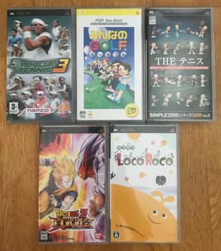 5 Juegos PSP en perfecto estado