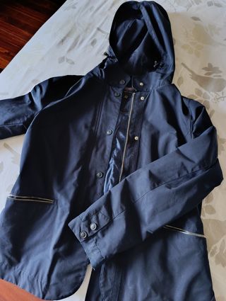 Chaqueta azul mujer entretiempo