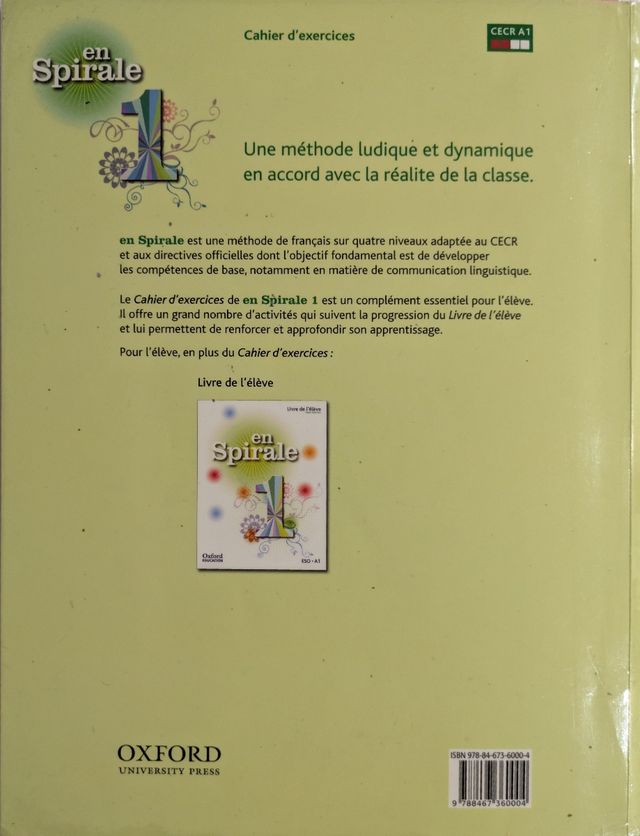 En Spirale 1: Cahier d'Exercices (Édition 2011)