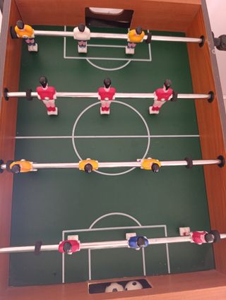 Futbolín de mesa