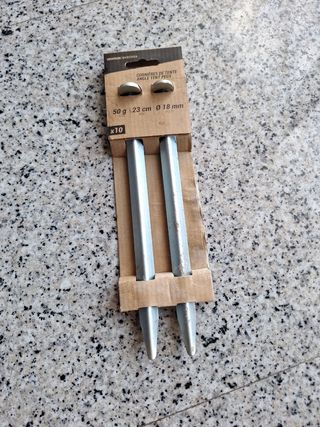 Piquetas Camping - 2uds. 23cm