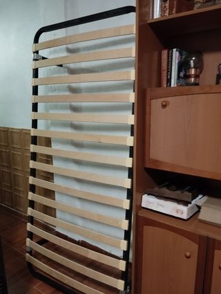 Somier láminas madera - Negro