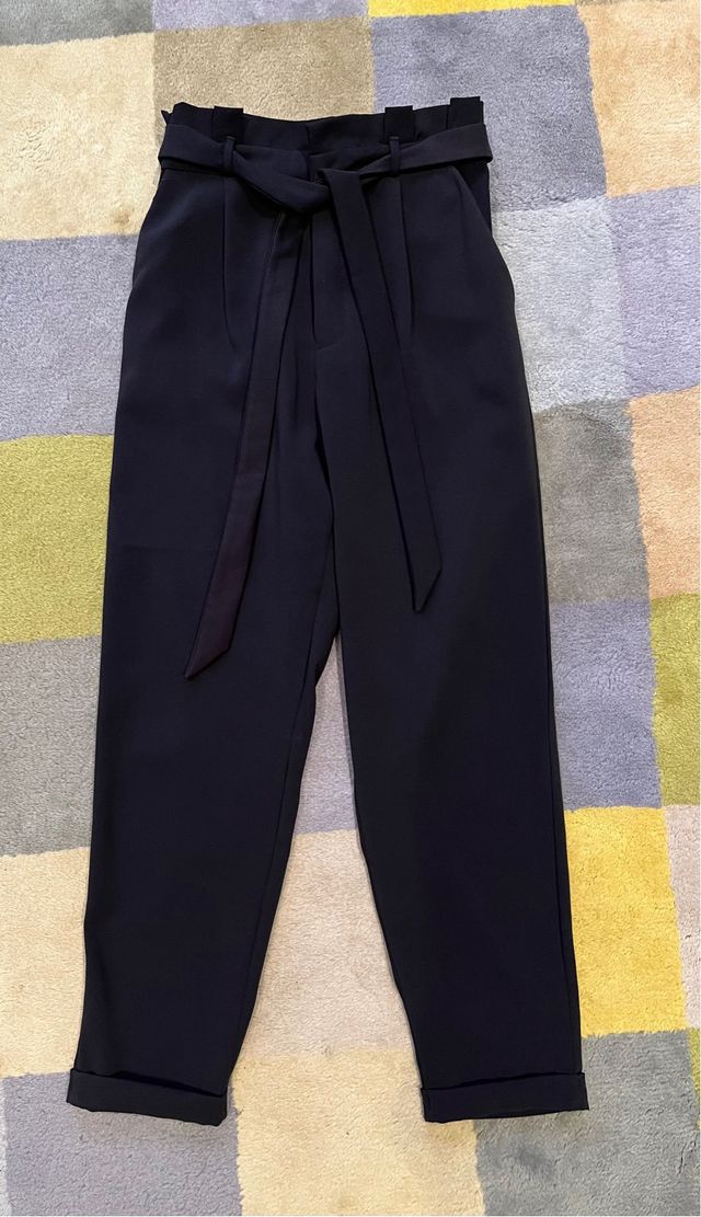 Pantalones PullBear negros, talla S