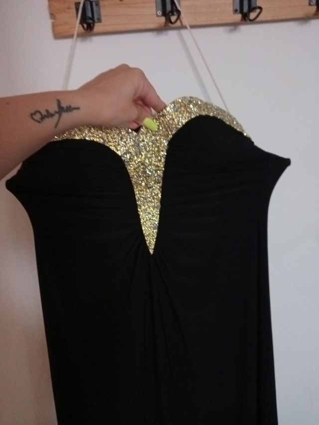 Vestido negro fiesta talla M