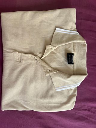 Polo beige Pull&Bear Hombre L