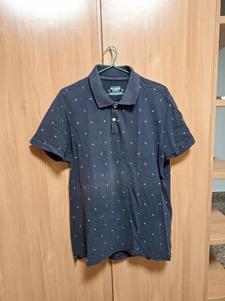 Polo Pull&Bear XL - Negro