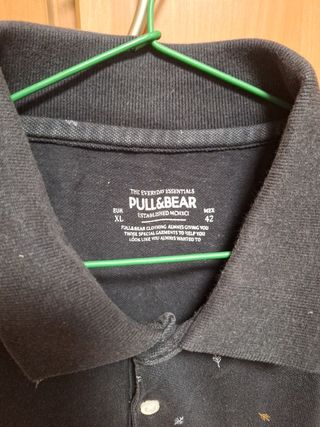 Polo Pull&Bear XL - Negro