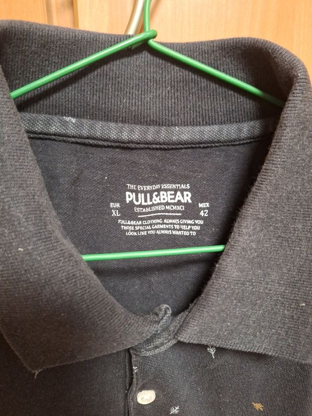 Polo Pull&Bear XL - Negro