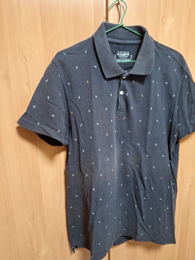 Polo Pull&Bear XL - Negro