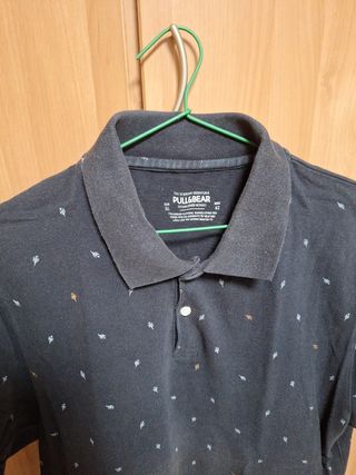 Polo Pull&Bear XL - Negro