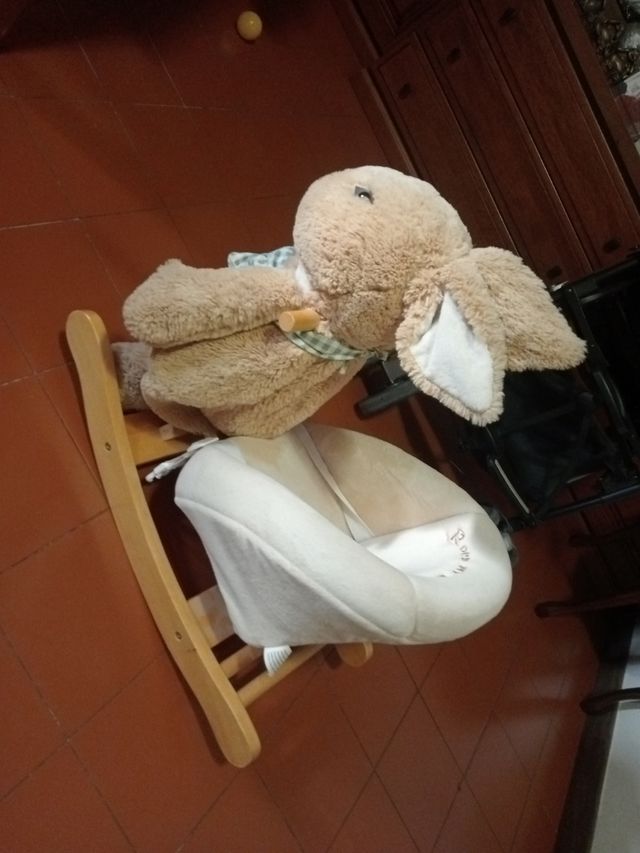 Dondolo coniglio bimbi
