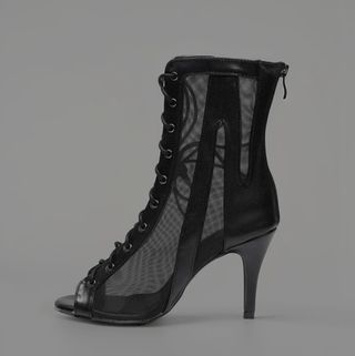Zapatos baile negros. Tacón cubano 7,5cm. 