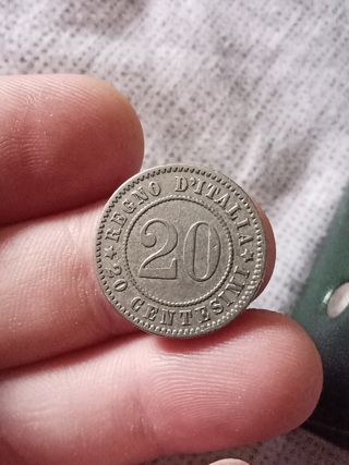 20 Centesimi Italia 1894 regno d'Italia