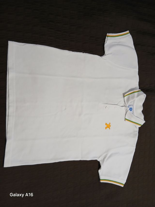 Polo Colegio Agave Blanco talla 14