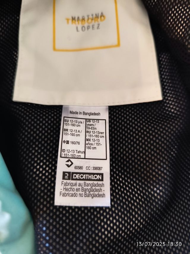 Chubasquero niña T-12/13