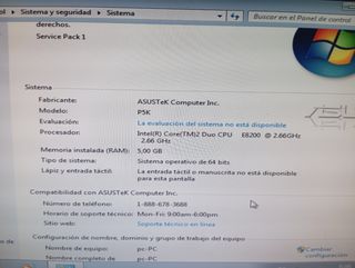Placa base ASUS P5K + CPU + RAM