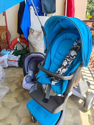 Trio Stokke: navetta, passeggino, ovetto