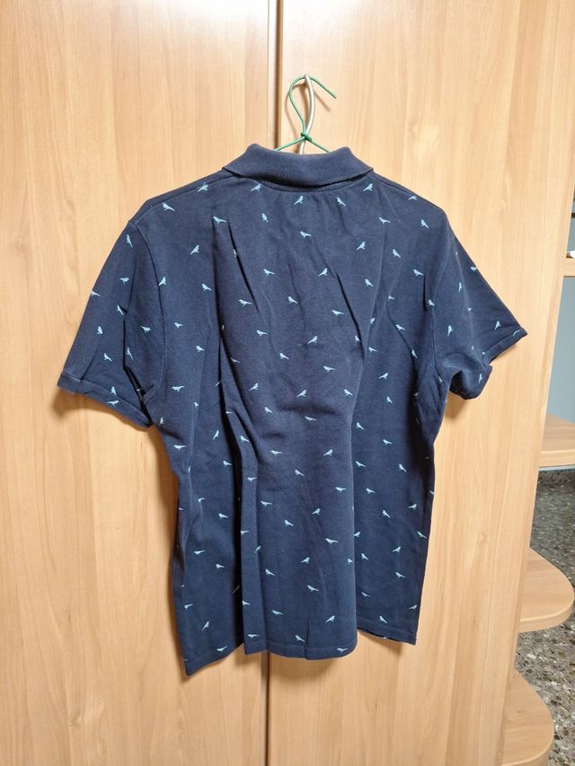 Polo Pull&Bear Hombre XL - Negro