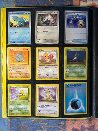 Album a 9 tasche con carte pokemon