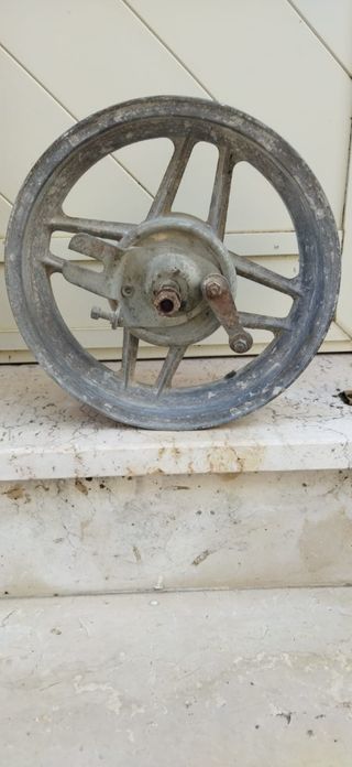 Cerchio lega anteriore in alluminio per cimatti..