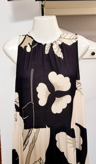 Vestido Sfera bicolor largo
