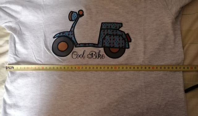 Camiseta gris Cool Bike Hombre - Talla M. (unisex)