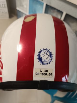 Casco moto vintage Pin Up marca DMD