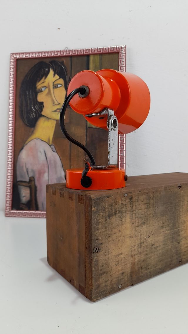 Lampada Parete Vintage Arancione