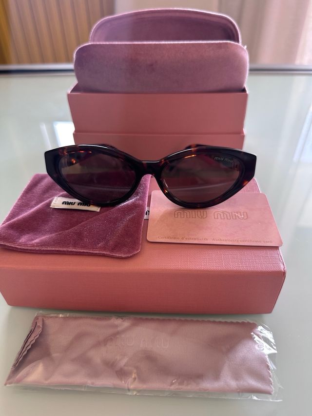 Occhiali Miu Miu MUA04S Marroni