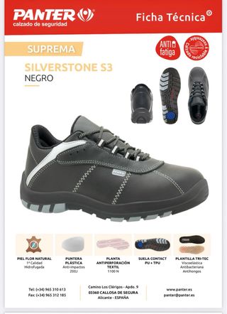 Zapatos seguridad PANTER S3 - 45