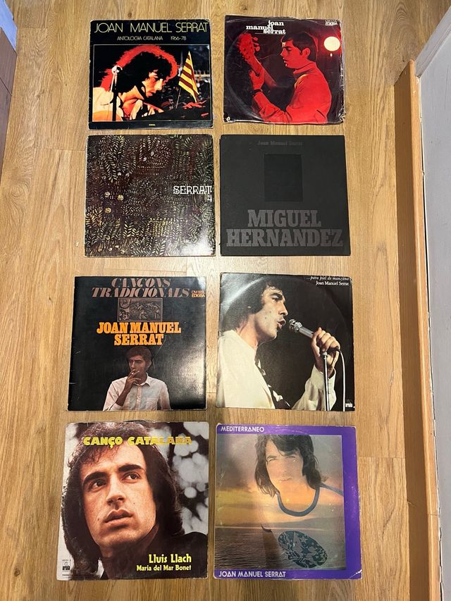 Lotto in vinile di Joan Manuel Serrat