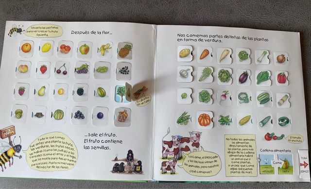 Los secretos de la naturaleza . libro con solapas