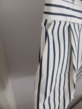 Bermudas Zara rayas azul blanco