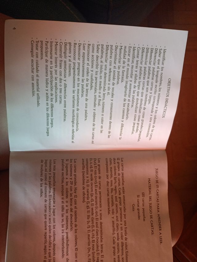 Cartas Gigante: Juegos lectura