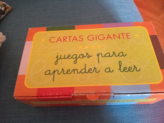 Cartas Gigante: Juegos lectura
