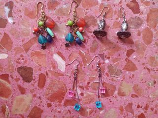 Pendientes multicolor - Joyas vintage