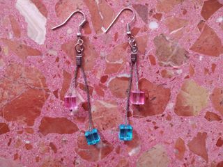 Pendientes multicolor - Joyas vintage