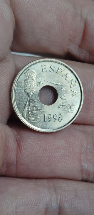 25 PESETAS 1998