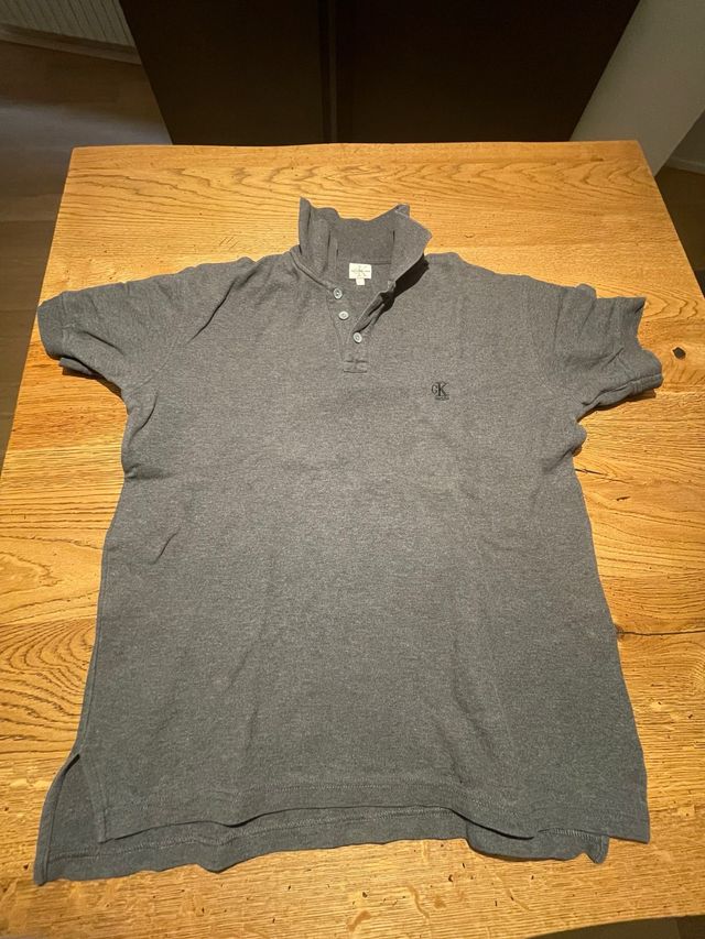 Polo Calvin Klein Grigio