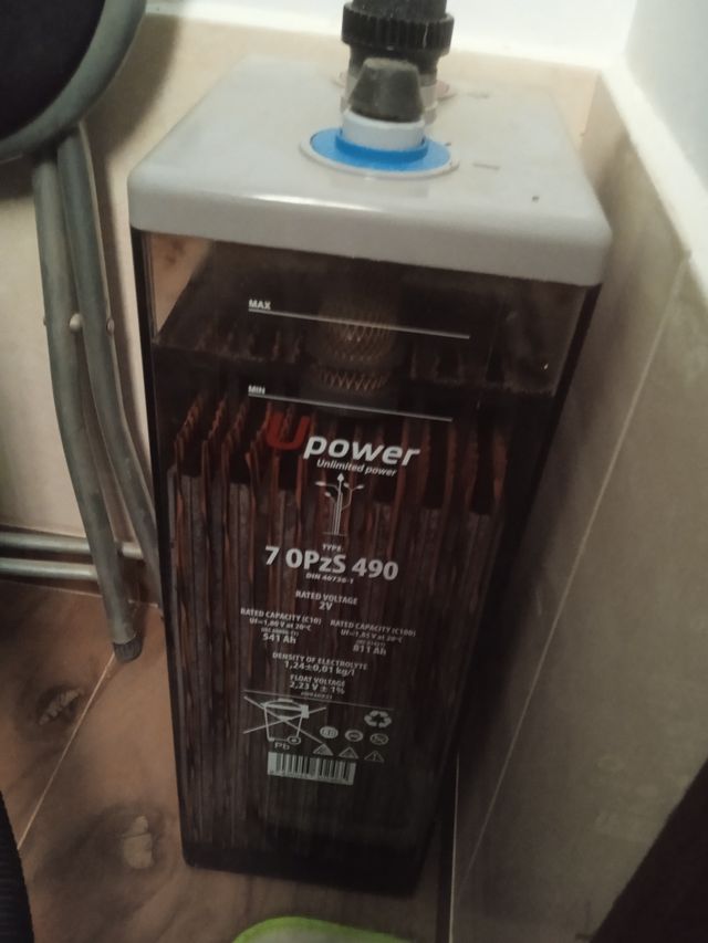 Batería 7OPZS490 placas solares